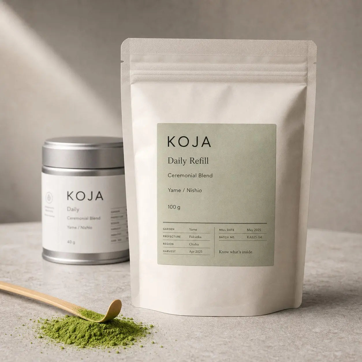 Daily Matcha-Blend Refill 100 g Nachfüllbeutel