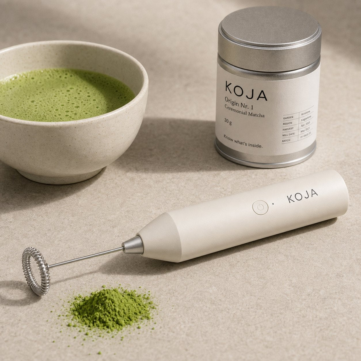 Elektrischer Matcha-Schäumer mit USB-C