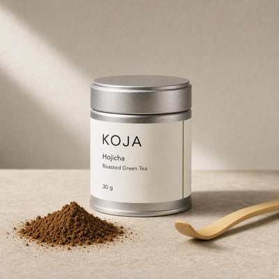 KOJA Hojicha Dose 30 g, gerösteter Grüntee koffeinarm